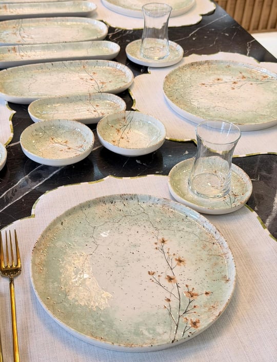 29 Parça Herb Porselen Kahvaltı Takımı 