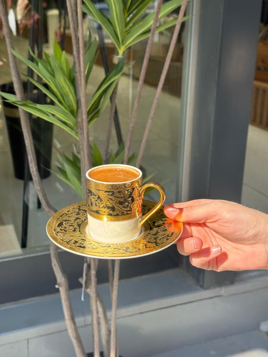 6lı Porselen Martha Kahve Fincanı