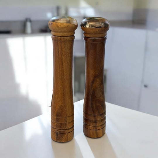 Akasya 2'li Lüks Tuz Karabiber Öğütücü 25cm