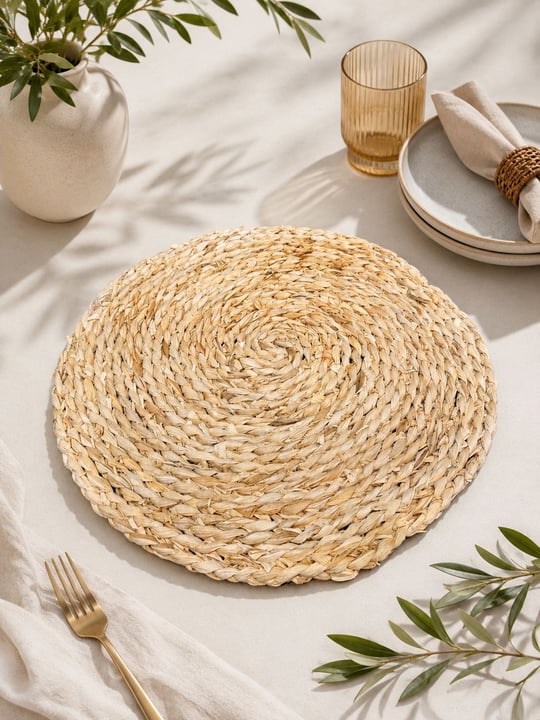 Bambu 2li 38cm Amerikan Hasır Servis