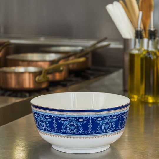 Blue Porselen Salata Kasesi