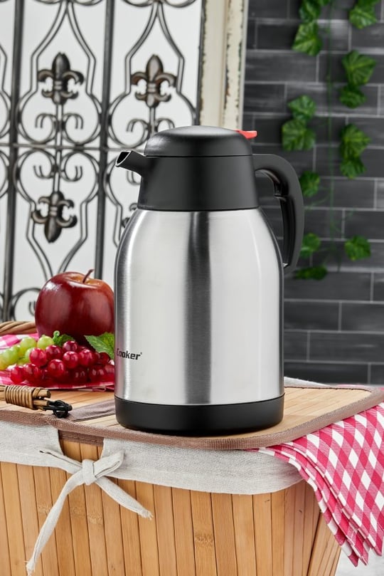  Cooker Paslanmaz Çelik Termos Tombul