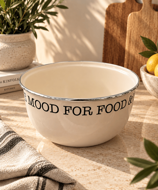 Mood Serisi Emaye Meyvelik 22cm Toprak