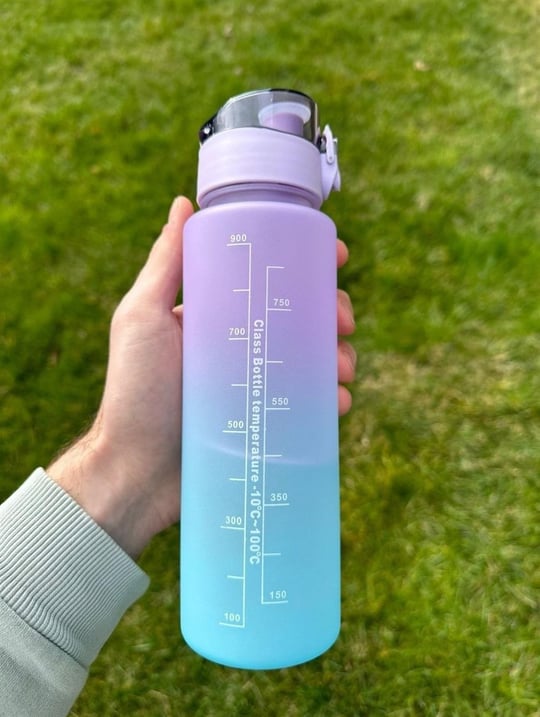 Motivasyonel 2li Su Matarası Su Şişesi Suluk 2 Lt 900ml Yavrulu Su Şişesi Sticker