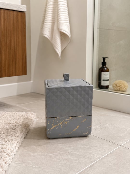 Primanova Porselen Vesta Banyo Çöp Kovası