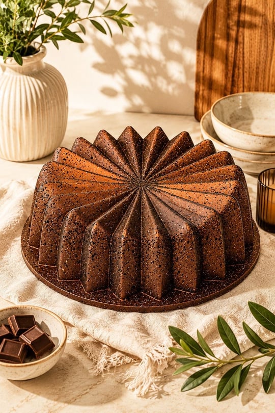 Star Yıldız Tart Kalıbı Kahverengi