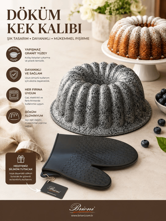Stone Age Dilimli Kek Kalıbı 