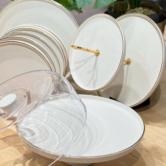 10 Parça Yaldızlı Pasta Seti Modern Milenyum