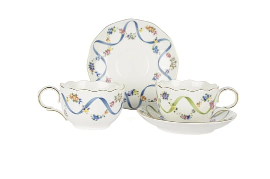 2 Kişilik Porselen Romantic Charm   Çay Fincan Takımı