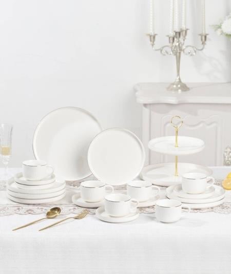 20 Parça 6 Kişilik Sierra Brunch Seti Gold