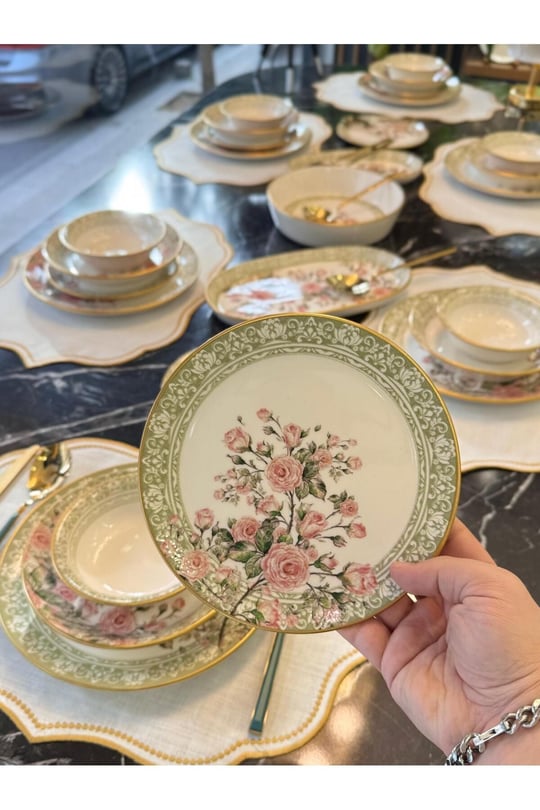 27 Parça Modern Moorn Yemek Takımı
