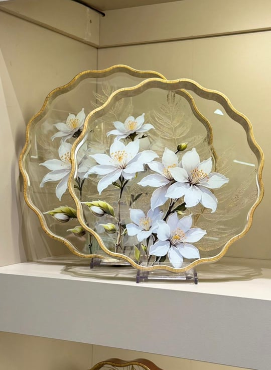 2li Flora Elegance Lüks Tepsi