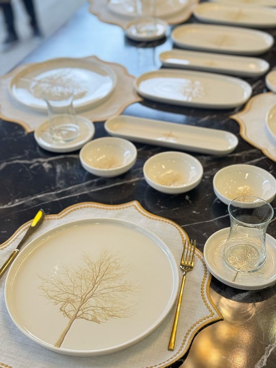 30 Parça Porselen Kahvaltı Takımı RoseMary 