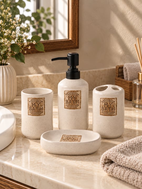 4 Parça Tracy Banyo Seti