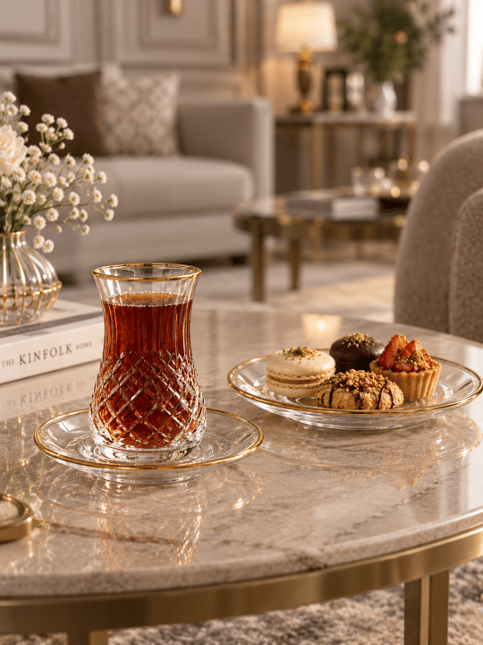 6 Kişilik 12 Parça Elf Çay Takımı
