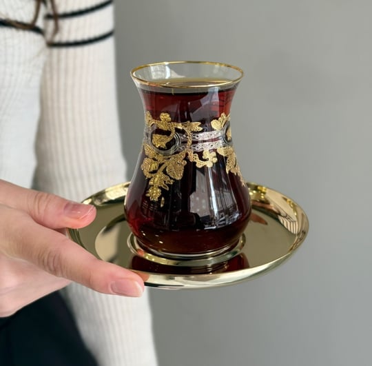 6'lı Premium Espada Pantolu Çay Takımı