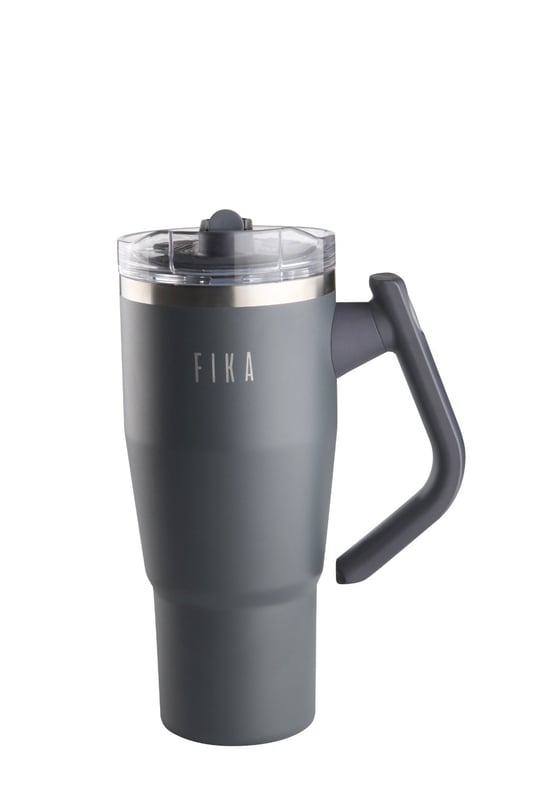 Fika Lumi Döner Kulplu Termos 950 Ml - Antrasit