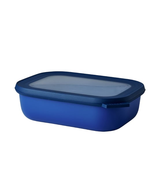 Multi Bowl Cirqula Rectangular Saklama Kabı 2000 ml – Mavi