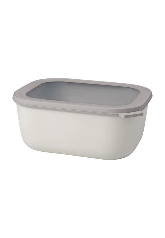 Multi Bowl Cirqula Rectangular Saklama Kabı 3000 ml – Beyaz