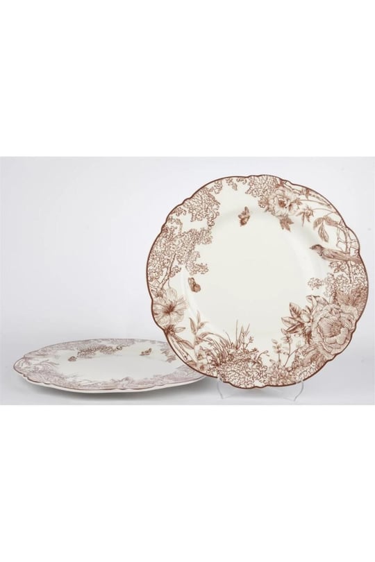 Toile De Rose 2li Servis Tabağı 28cm