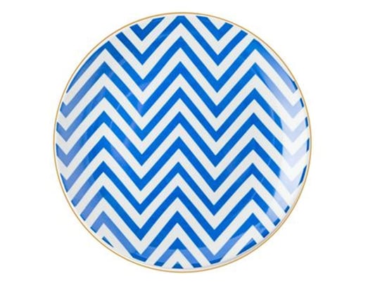 Zigzag Tabak Saks Mavi 23 cm