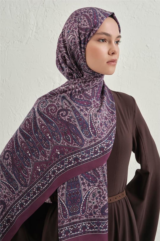 Armine Premium Pure Etnik Desen Şal 4 04 