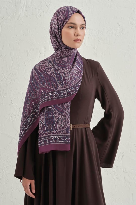 Armine Premium Pure Etnik Desen Şal 4 04 