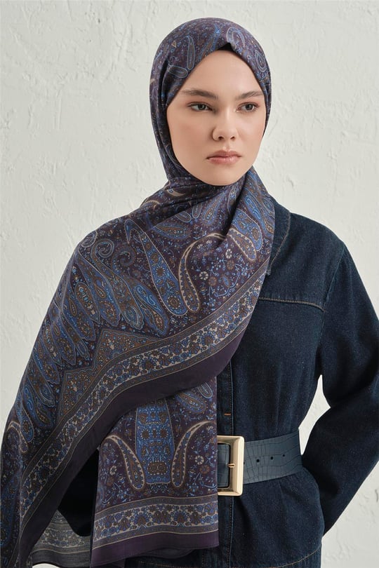 Armine Premium Pure Etnik Desen Şal 4 27 