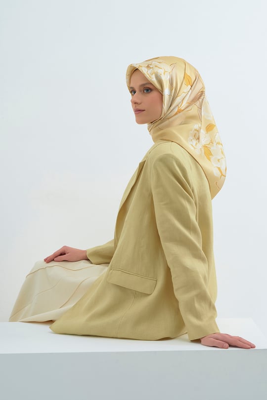 Armine  Saf İpek Twill Eşarp 9509D 07