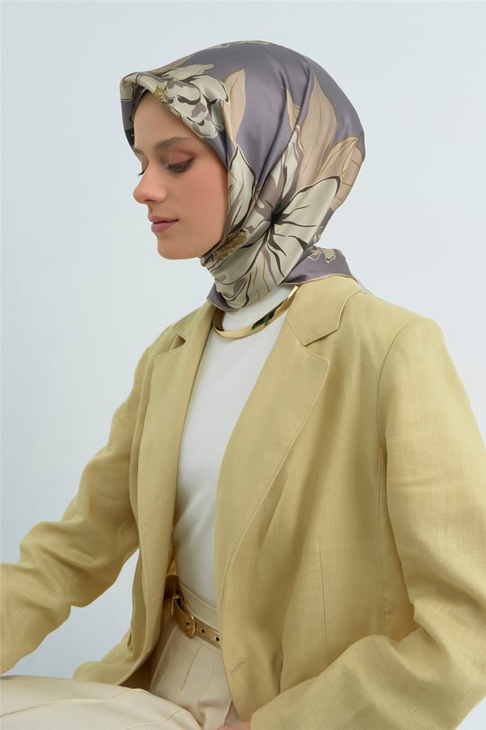 Armine  Saf İpek Twill Eşarp 9509D 51