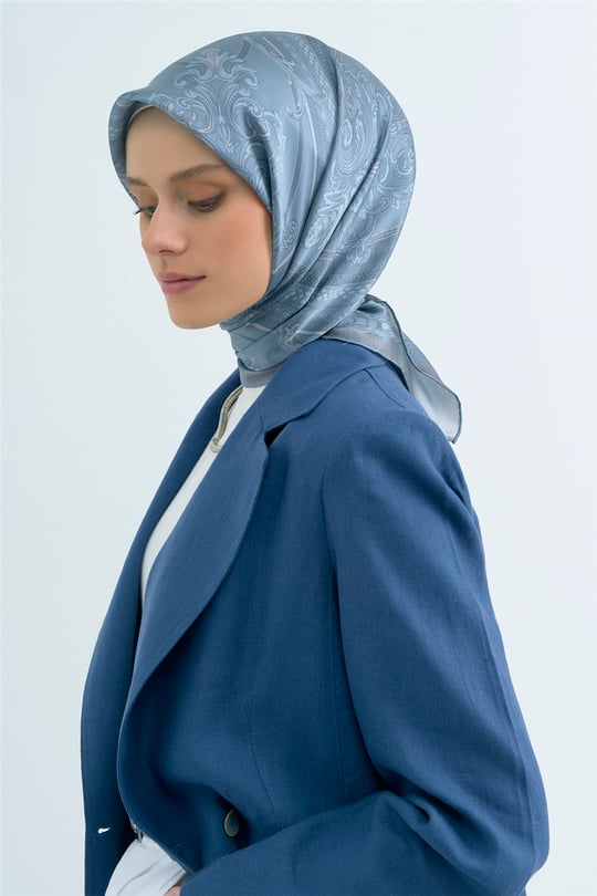 Armine  Saf İpek Twill Eşarp 9537D 03