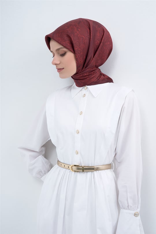 Armine Saf İpek Sura Eşarp 9537D 82 E26YA9537D01-82 | Armine