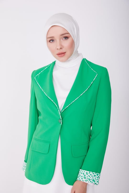 Armine Ceket 23Yd3321 Benetton Yeşili - ARMİNE | Hayatınıza Artı Değer  Katar!