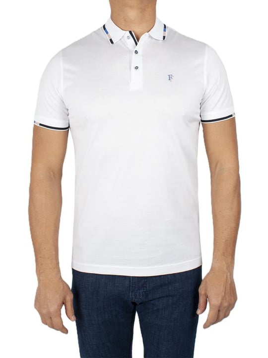 Regular Fit Collar Detailed Mercerized 100% Cotton Brick Polo T-Shirt