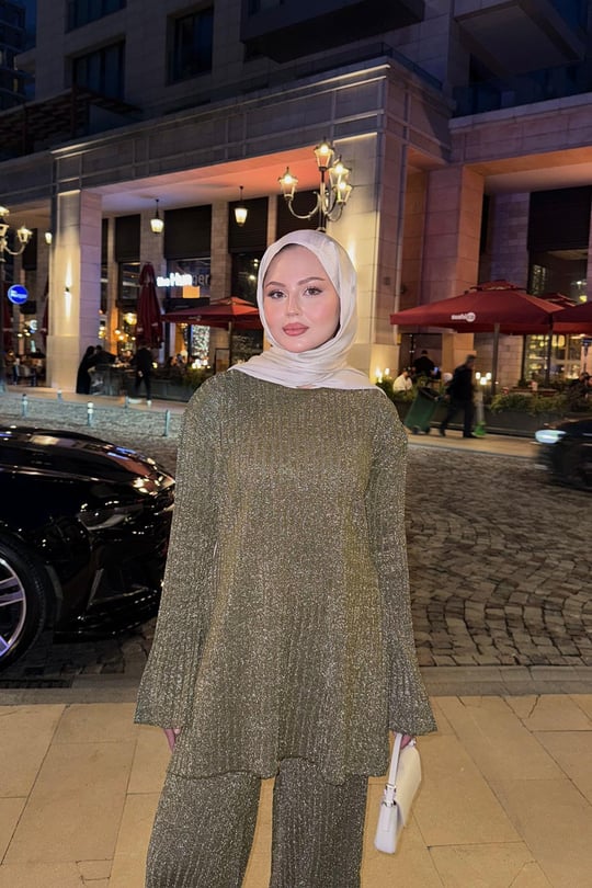 Simli İkili Takım Yeşil