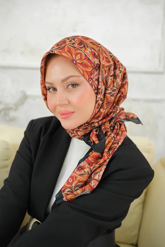 Yonca Soft Eşarp Taba