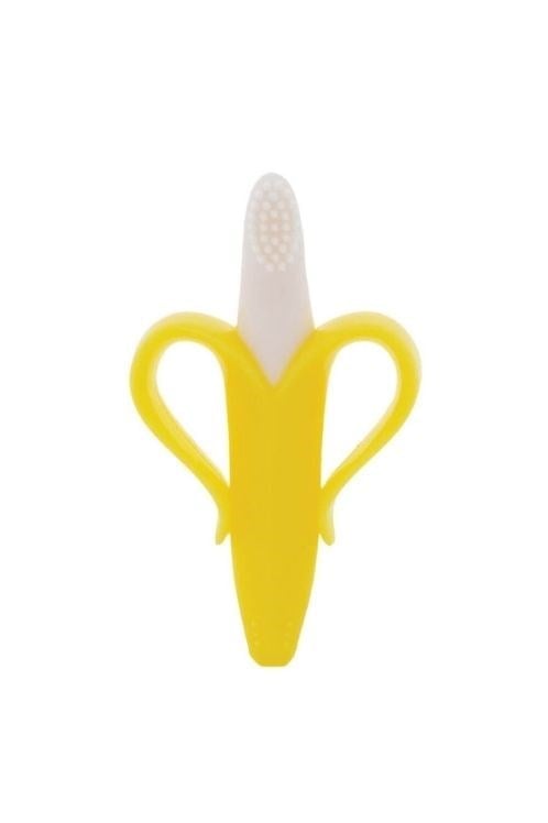 Baby Banana Bebek Diş Kaşıyıcı ve Eğitici Diş Fırçası (Muz)