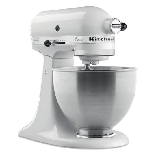 KitchenAid 4,3 Litre Classic Stand Mikser - Beyaz 5K45SSEWH