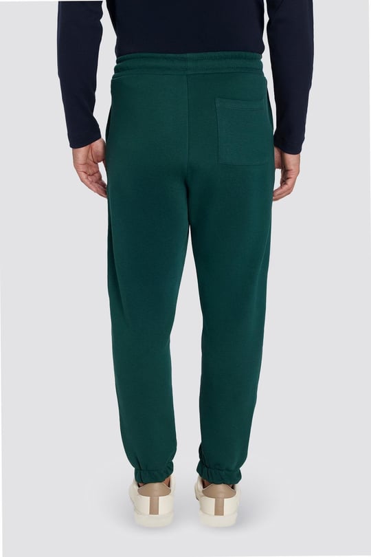 Unisex Relax Fit Rahat Kesim Şardonlu 3 Cepli Lastikli Jogger Paça Yeşil Eşofman Altı