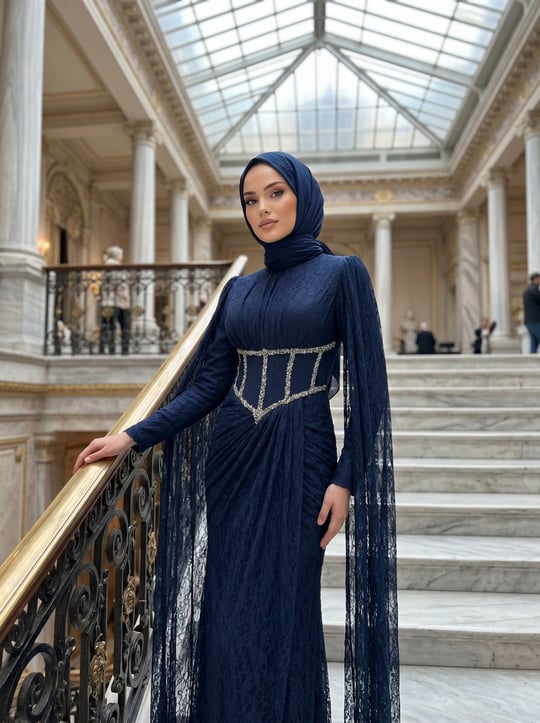 Nergis Abiye Lacivert