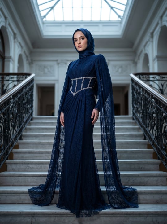 Nergis Abiye Lacivert