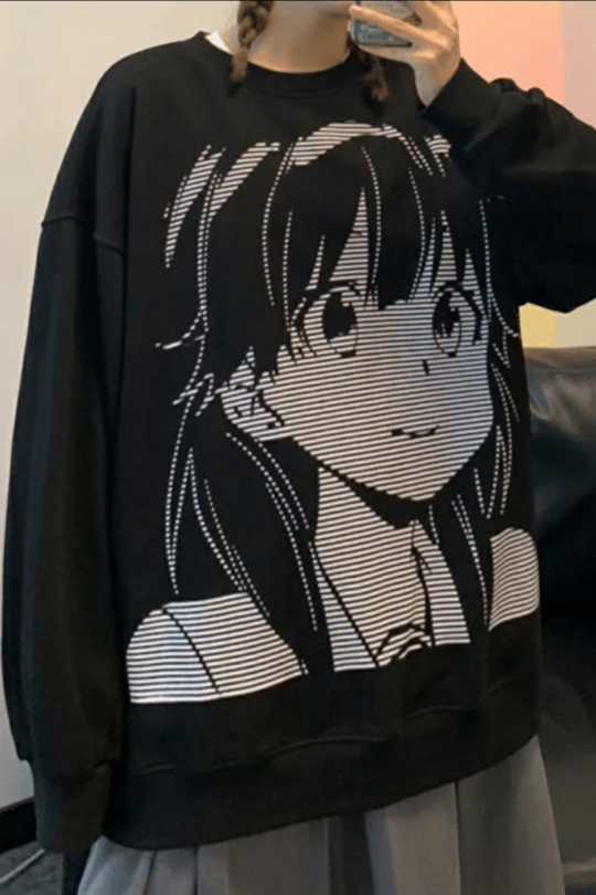 Anime Girl-Couple Sweatshirt