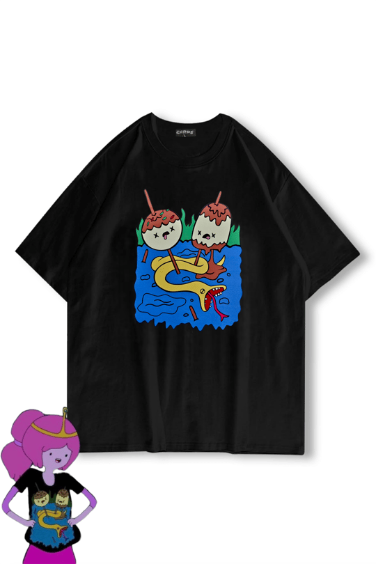 Marceline e Princesa Oversize T-shirt