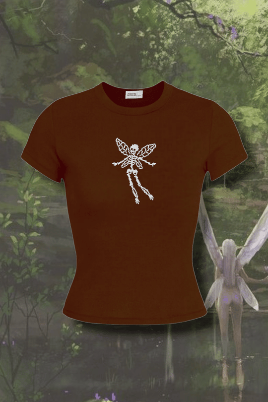 Wings Skeleton Tam Boy Bluz