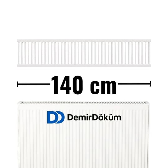 Demirdöküm Panel Plus Tip 22 Radyatör Üst Kapak Izgarası 140 cm