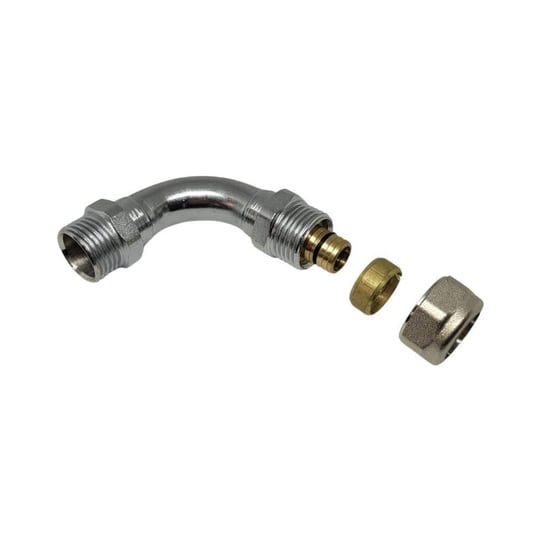 Pex Krom Dirsek 1/2x16mm Dirsekli Bağlantı Borusu