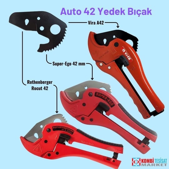Vira Auto 42 mm Boru Kesme Makas Bıçağı (Süper-Ego ve Rothenberger