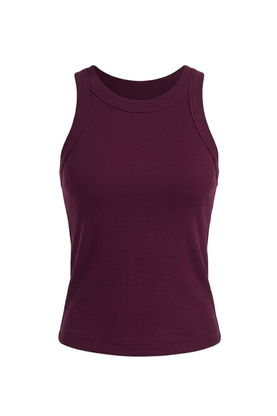 Bisiklet Yaka Premium Kaşkorse Atlet- BORDO