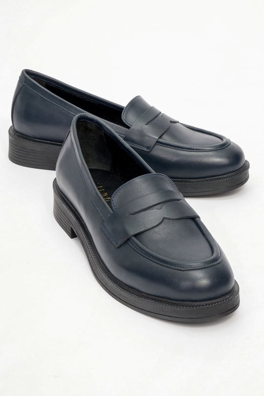 139-03-8-LACI CILTPLİNE Laci Cilt Hakiki Deri Kadın Loafer Ayakkabı