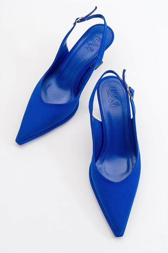 TIDY Sax Mavi Kadın Topuklu Ayakkabı